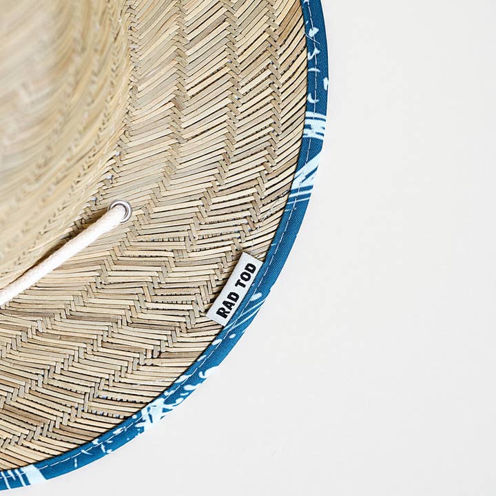 Rad Toddler Co. - Wholesale Sun Hat - Kids - TODDLER STRAW HAT - WAVES3