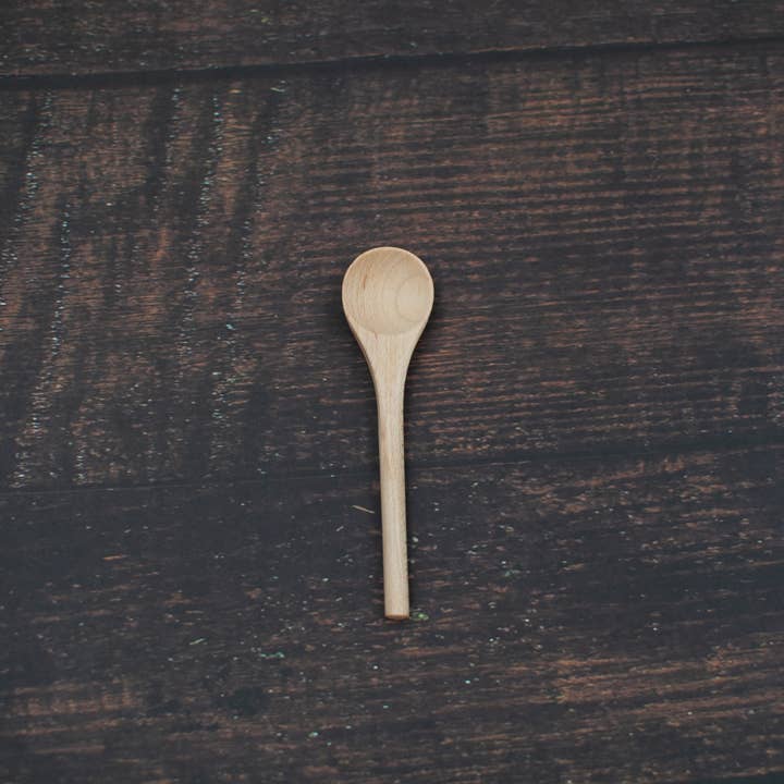 JBrody & Co. - Venta al por mayor Cuchara de cocina - Cuchara pequeña de madera de arce de 4 pulgadas