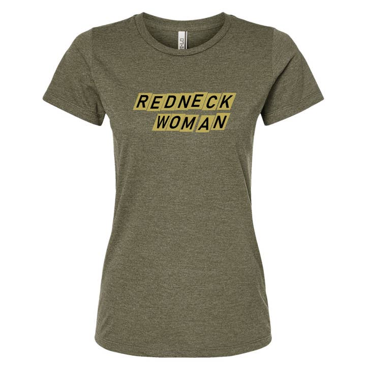 T-shirt da donna Redneck Slim Fit per la vendita all'ingrosso da parte di Boot & Buckle