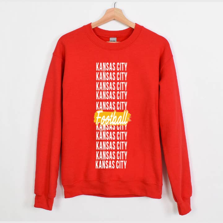 Kansas City Football Repeated for wholesale by Farmtown Printing Company