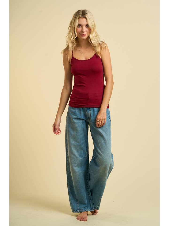 ANWND - Wholesale Tank Top - Women's - S55523-Essential Spaghetti Strap Cami53