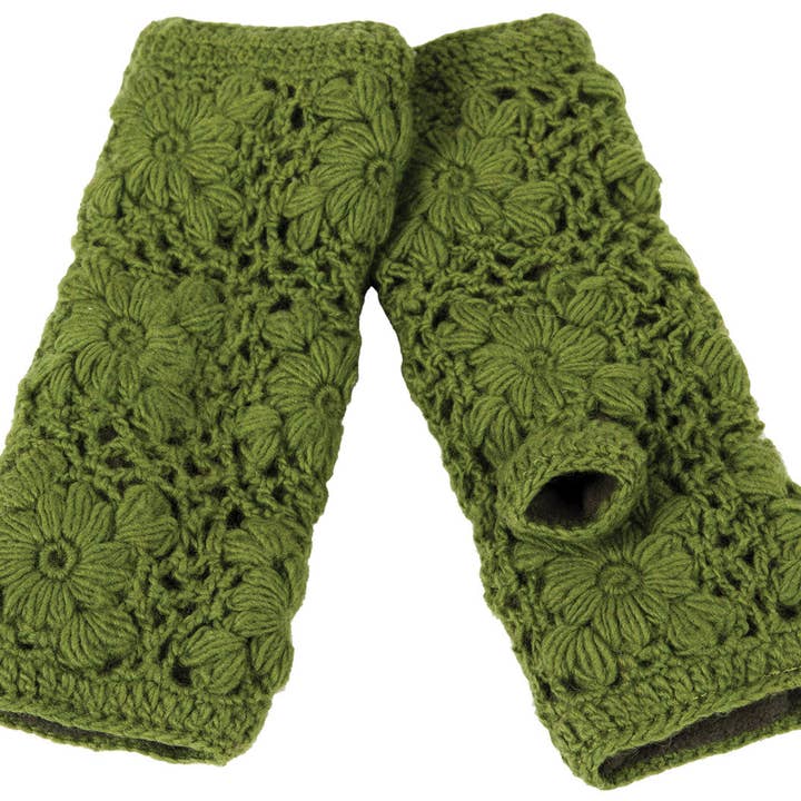 Nirvanna Designs, Inc. - Wholesale Hand Warmer - Flower Crochet Handwarmers15