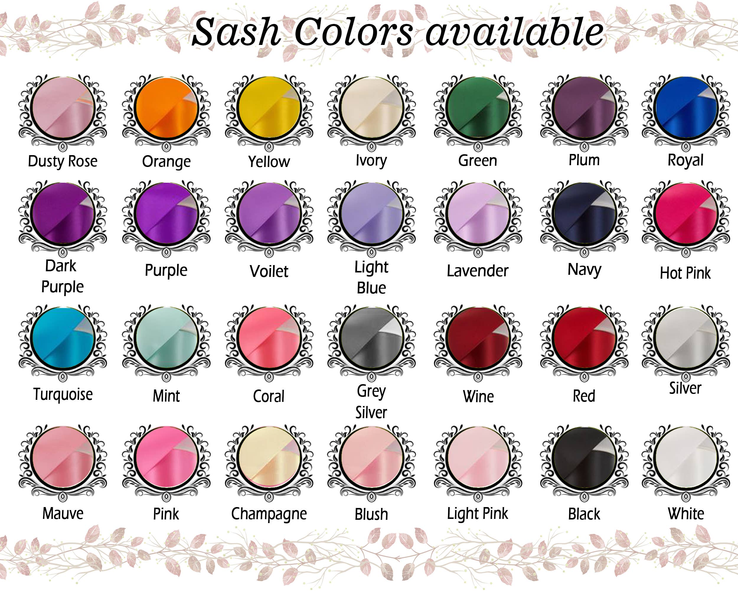 The Blissful - Wholesale Party Favor - Custom Lace Sash Birthday Party Lace Sash Personalized Lace Sash Customize Sash Bridesmaid Sash Custom Bridal Lace Sash Custom Border Sash8