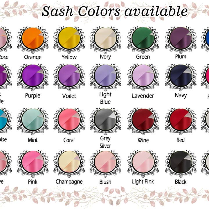 The Blissful - Wholesale Party Favor - Custom Lace Sash Birthday Party Lace Sash Personalized Lace Sash Customize Sash Bridesmaid Sash Custom Bridal Lace Sash Custom Border Sash8