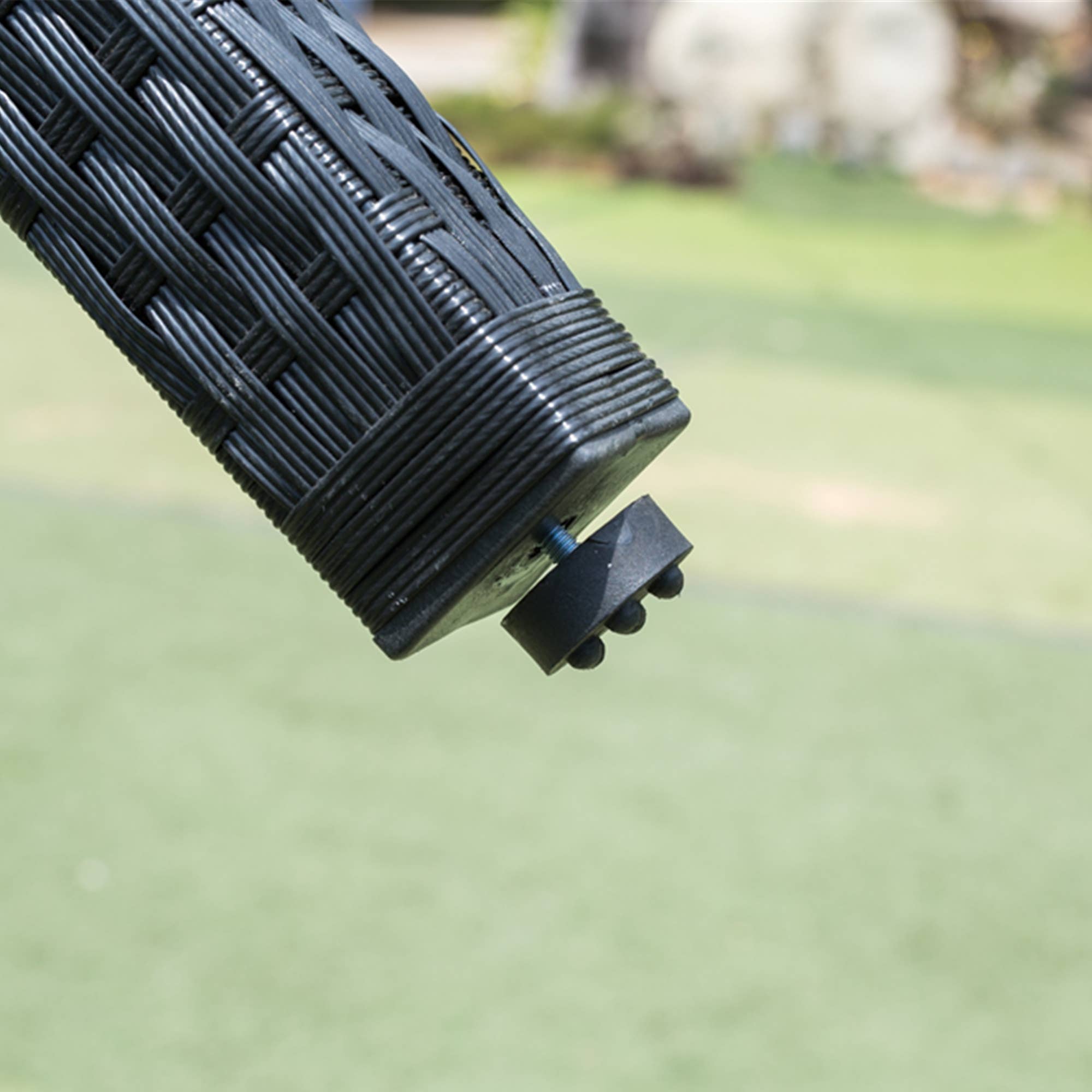 39F Inc. - Wholesale Patio Set - 7-Piece Outdoor Patio Wicker Dining Set with Acacia Wood Top5