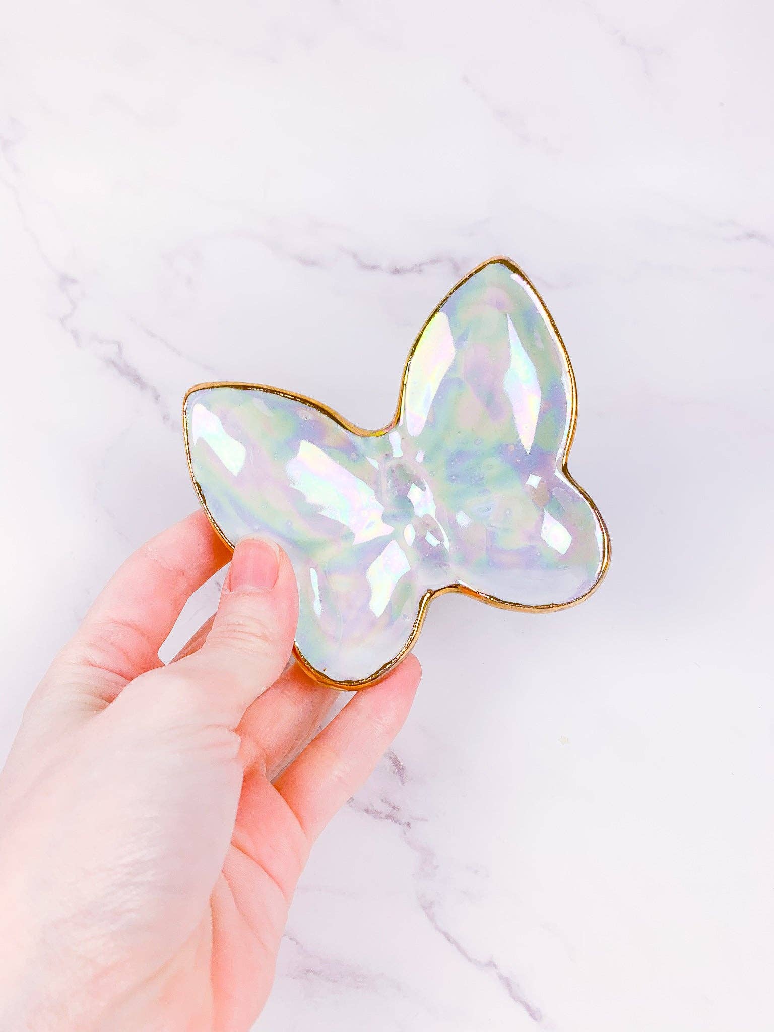 Peachpot Ceramics – wholesale Jewellery dish – Porcelain Butterfly Dishes9