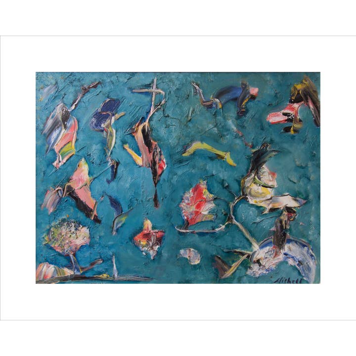 Bruce Mishell Giclee-print van 16 „x 20" inch met wit kader rond het schilderij. 310 g/m² archiefvrije zuurdruk. Wordt verzonden in een tube. voor wholesale door Magic Hill - Mercantile