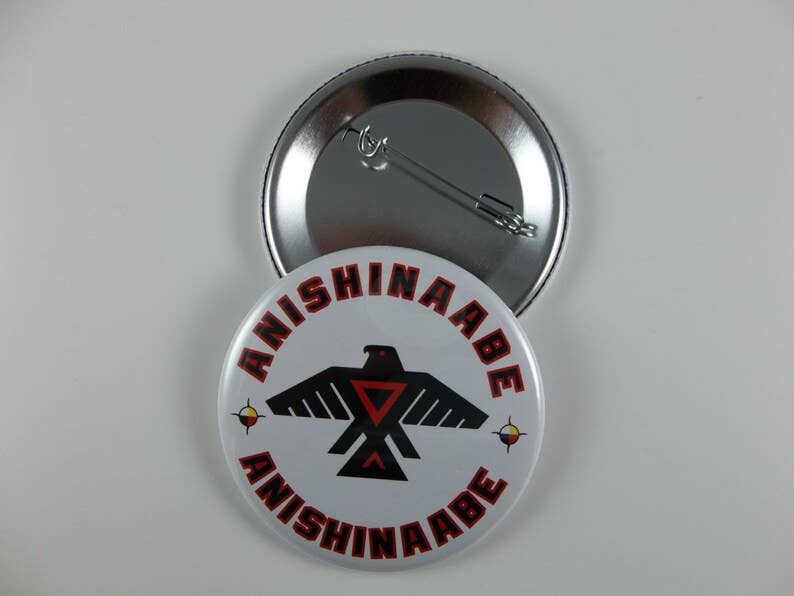 Nish Gear - Wholesale Lapel Pin/Button - Anishinaabe Pinback Button0