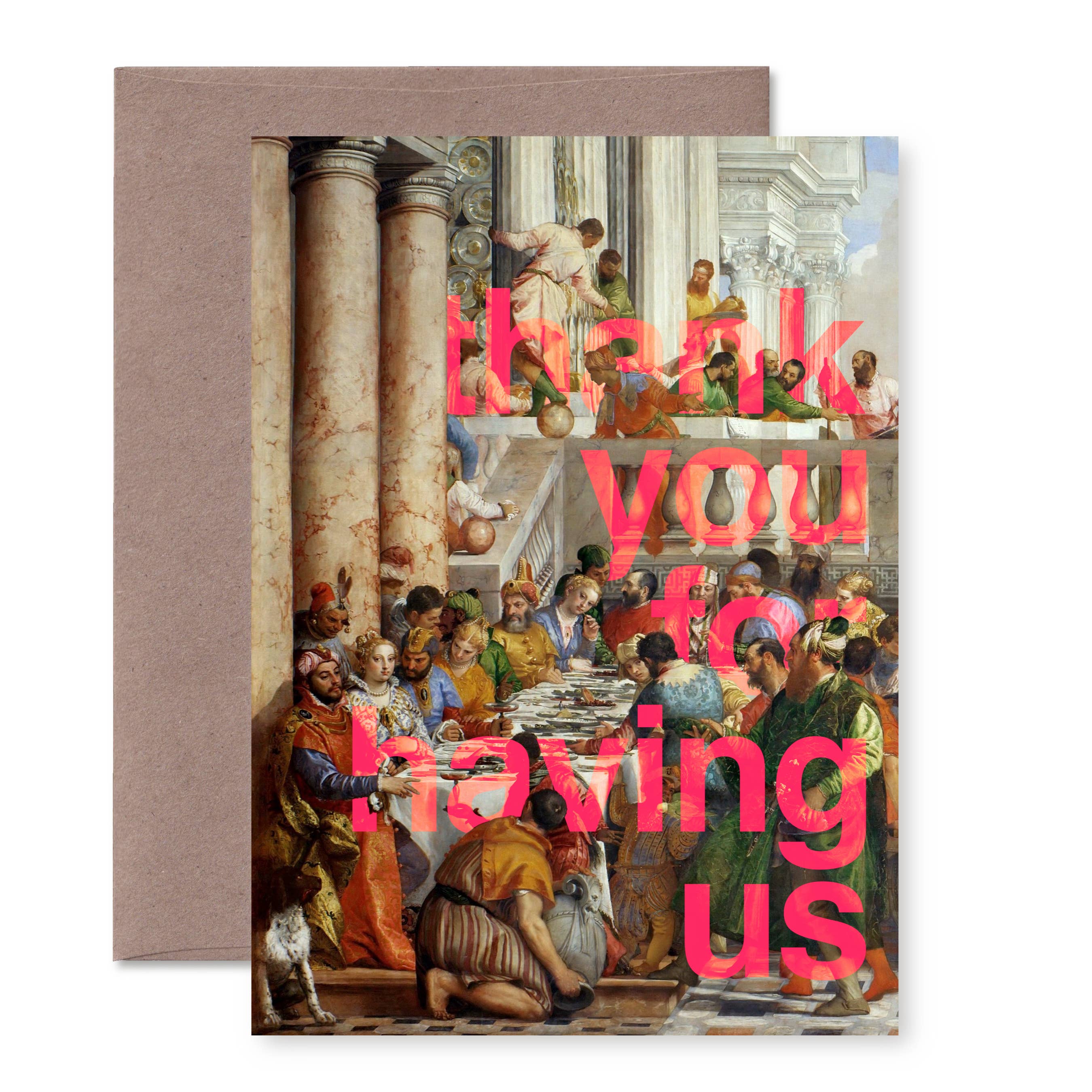 Pictrix Design - Wholesale Thank You Card - “Thank you for having us” A6 thank-you card7