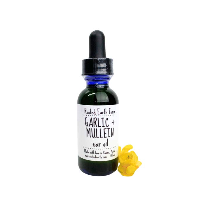 Rooted Earth Farm + Apothecary - Wholesale Ear Wash - Garlic and Mullein Ear Oil