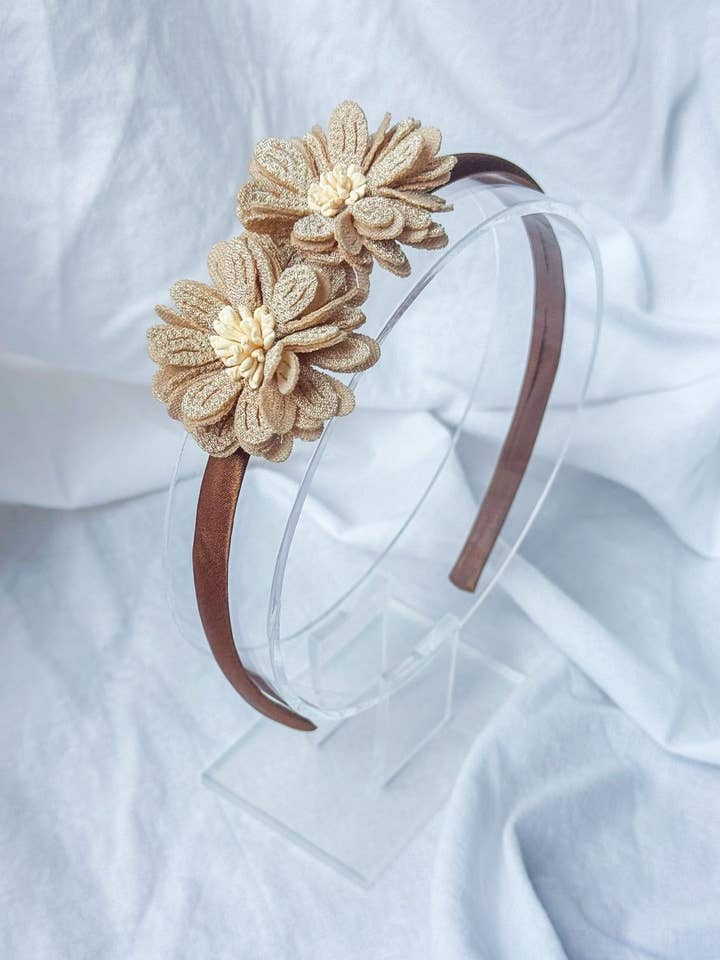 Diadème - Poppy Brown pour la vente par Sweet Lemons Atelier
