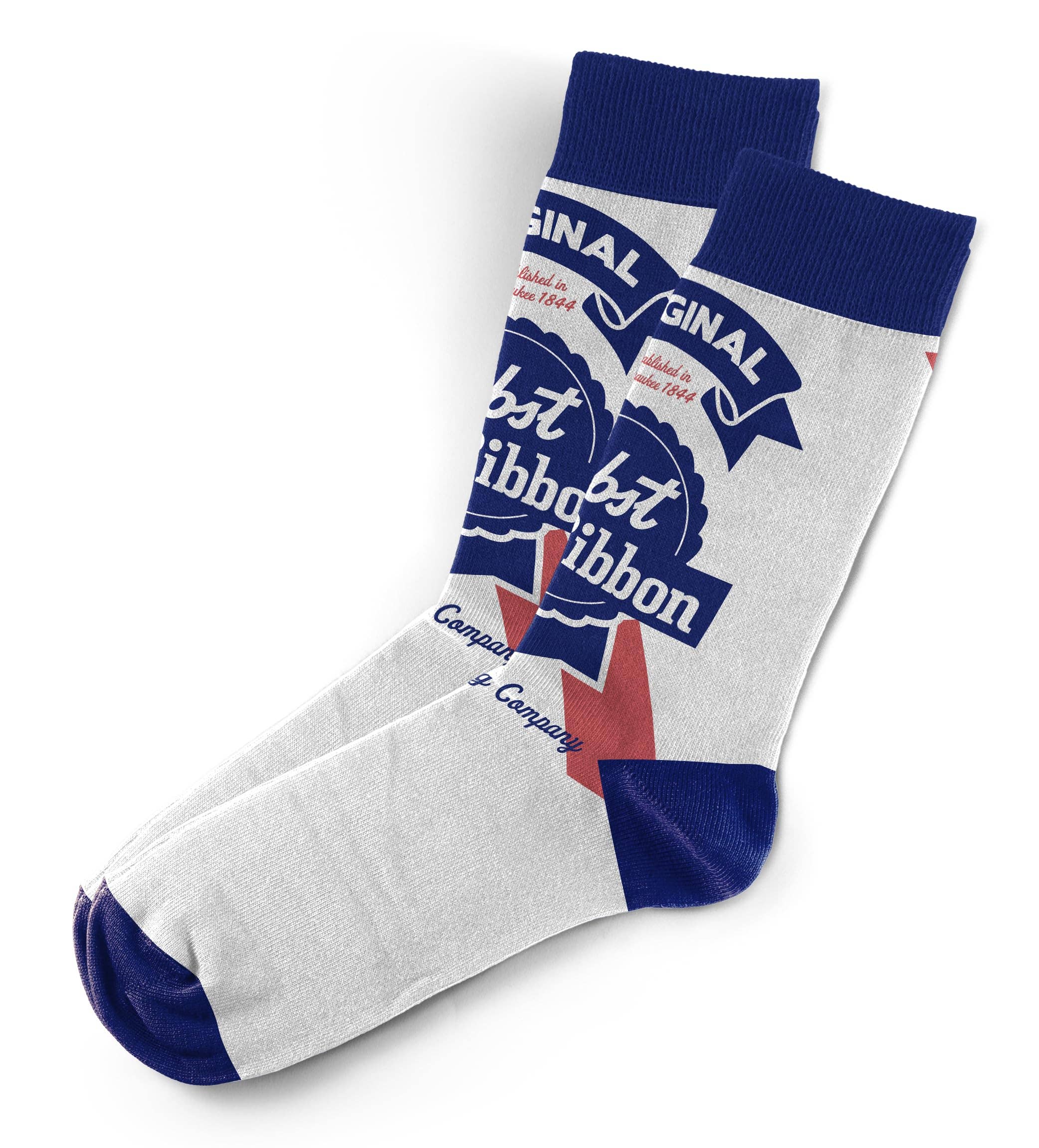 Smithco Distributing – wholesale Sock slippers – Unisex – PBR Socks - Novelty Socks, Beer Drinking Socks8