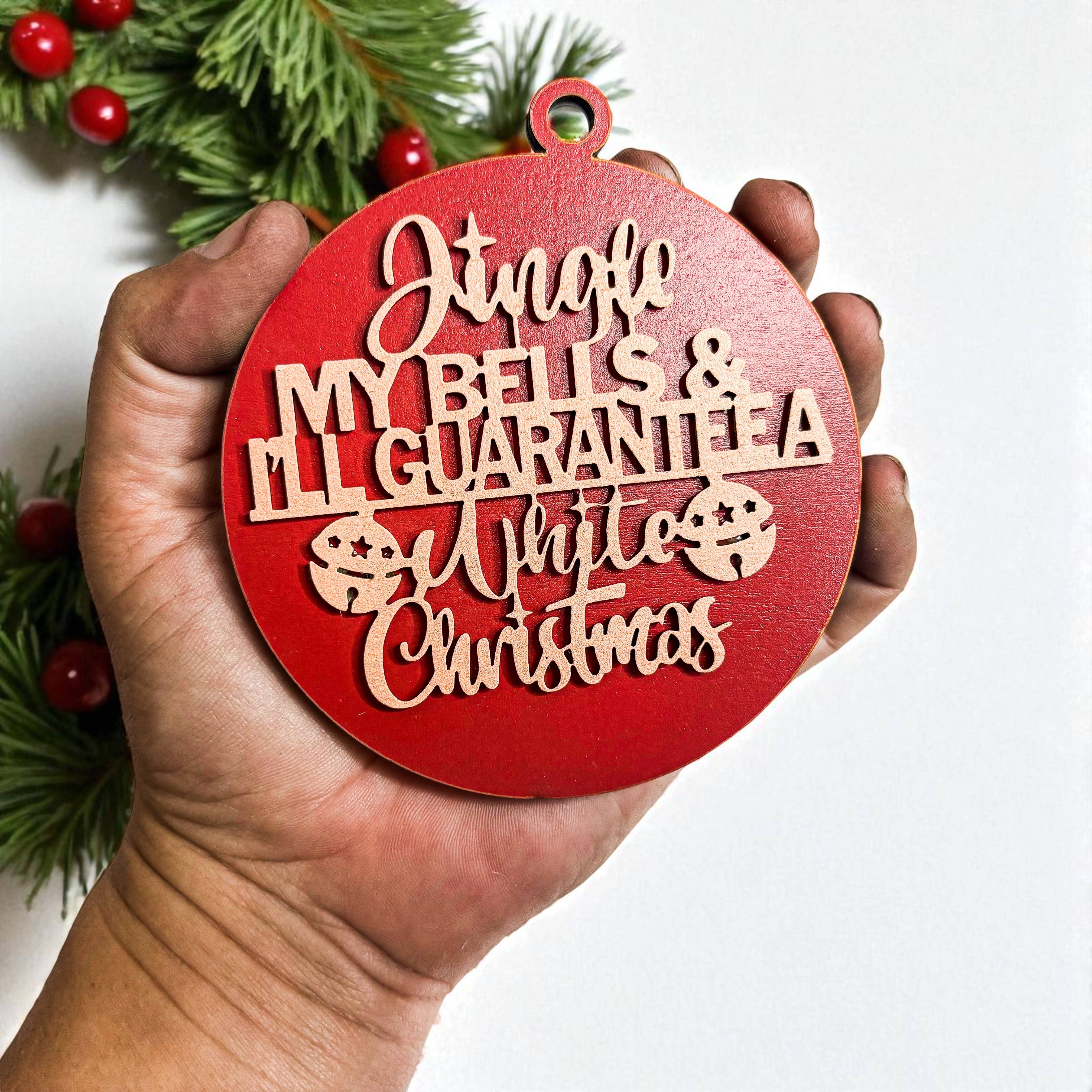 Gia Roma - Wholesale Ornament - Hanging Christmas Decor + Handmade Wooden Ornament Funny151