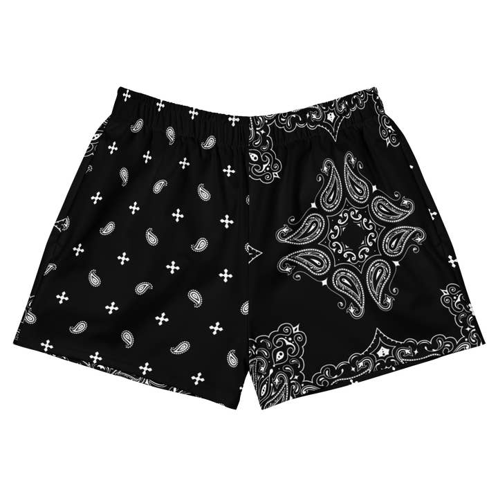 Sort Bandana Unisex Uforede Badebukser for engroshandel hos Goth Cloth Co.