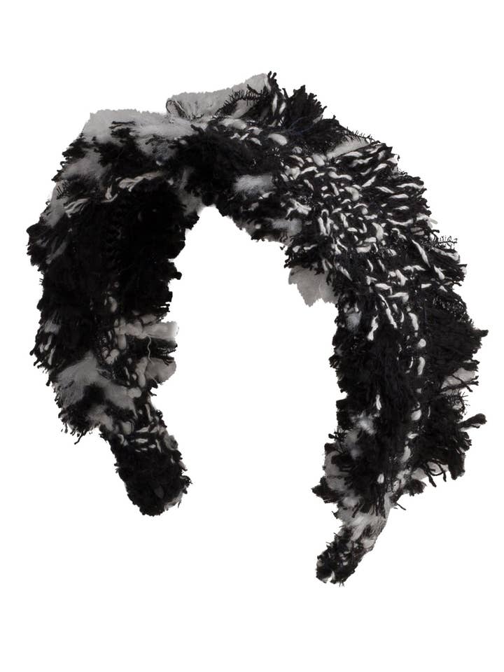 Tapestry Headband - Black/White for wholesale by Project 6 NY Kids