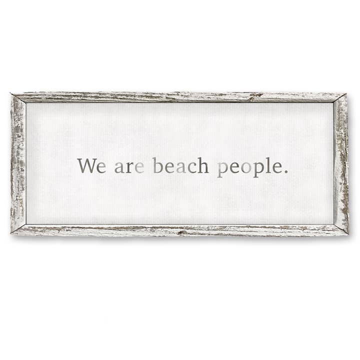 'We are Beach People' Shelf Art for wholesale by Sweet Gumball Inc.
