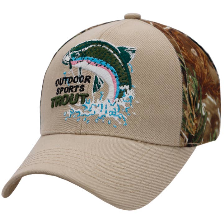 Cap Zone - Vente Casquette de baseball – unisexe - Casquette de baseball camouflage pour chasse et pêche à la truite et au bar