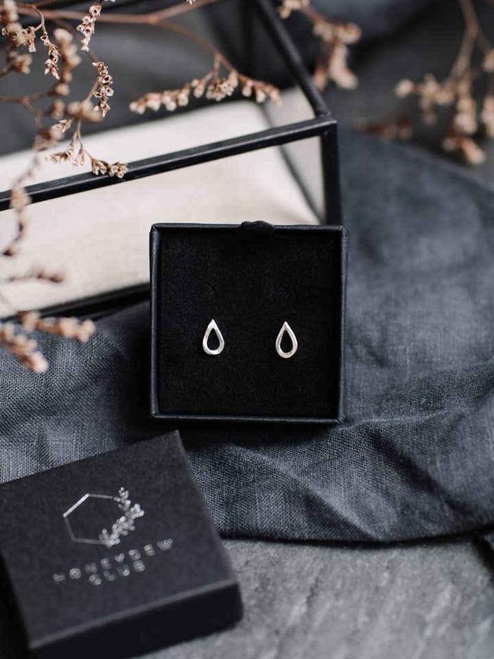 Raindrop Stud Earrings for wholesale by Honeydew Club