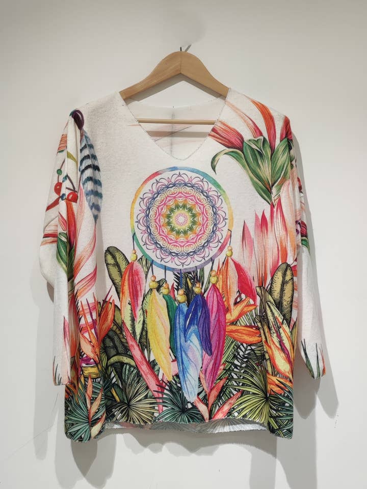 NESS PRINT PE25 DREAM CATCHER for wholesale by Pomelo paris