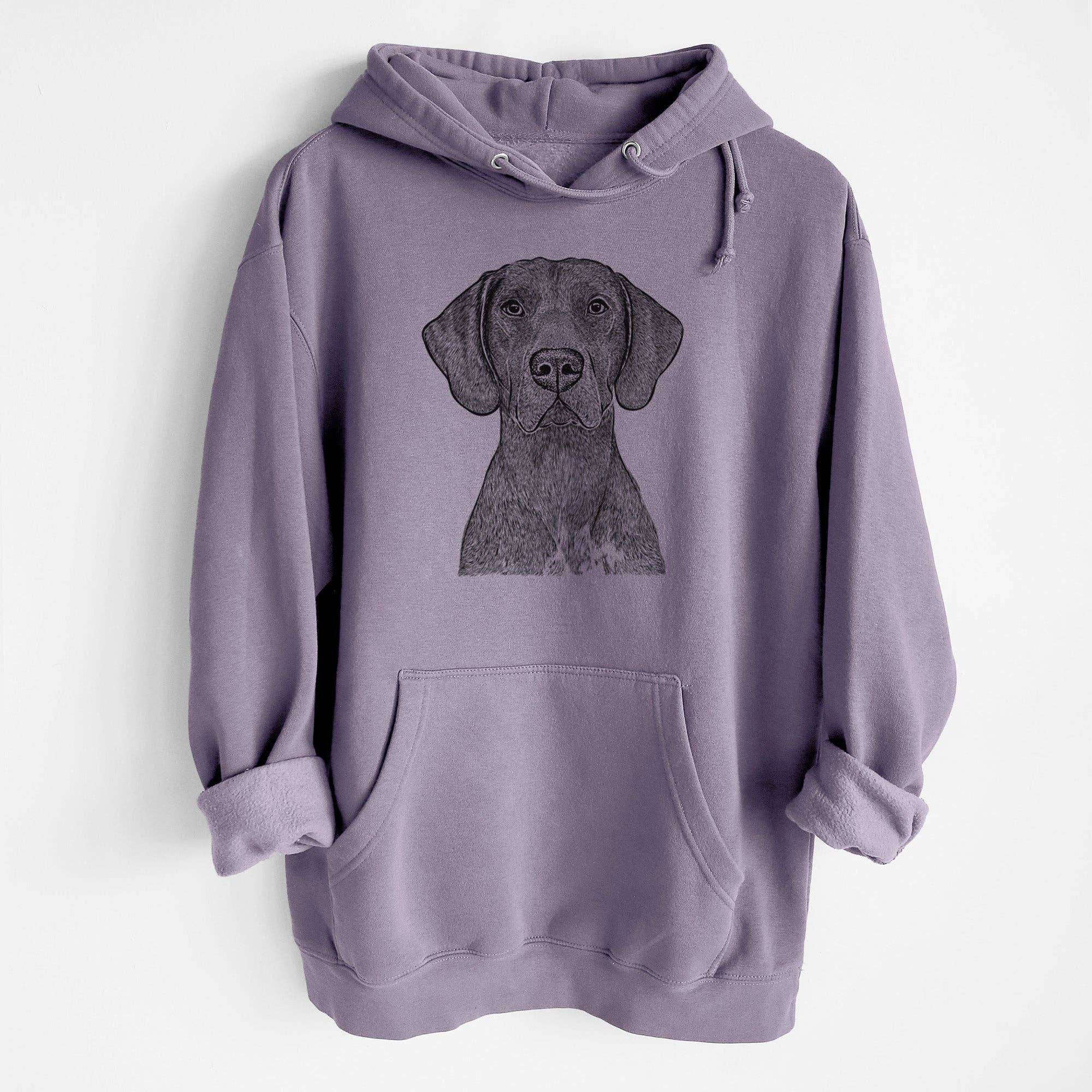 Inkopious - Wholesale Hoodie - Unisex - Lucifer the German Shorthaired Pointer- Heavyweight Fleece Hoodie2