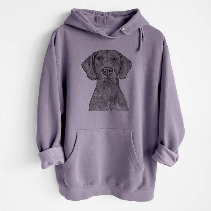 Inkopious - Wholesale Hoodie - Unisex - Lucifer the German Shorthaired Pointer- Heavyweight Fleece Hoodie2