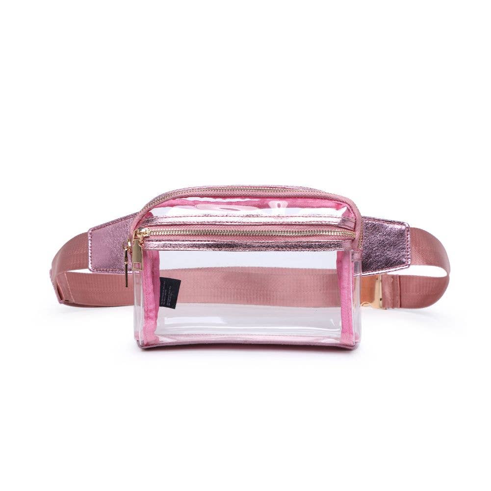 Urban Expressions – wholesale Midjeväska - Dam – Air Clear transparent midjeväska med två dragkedjefack15