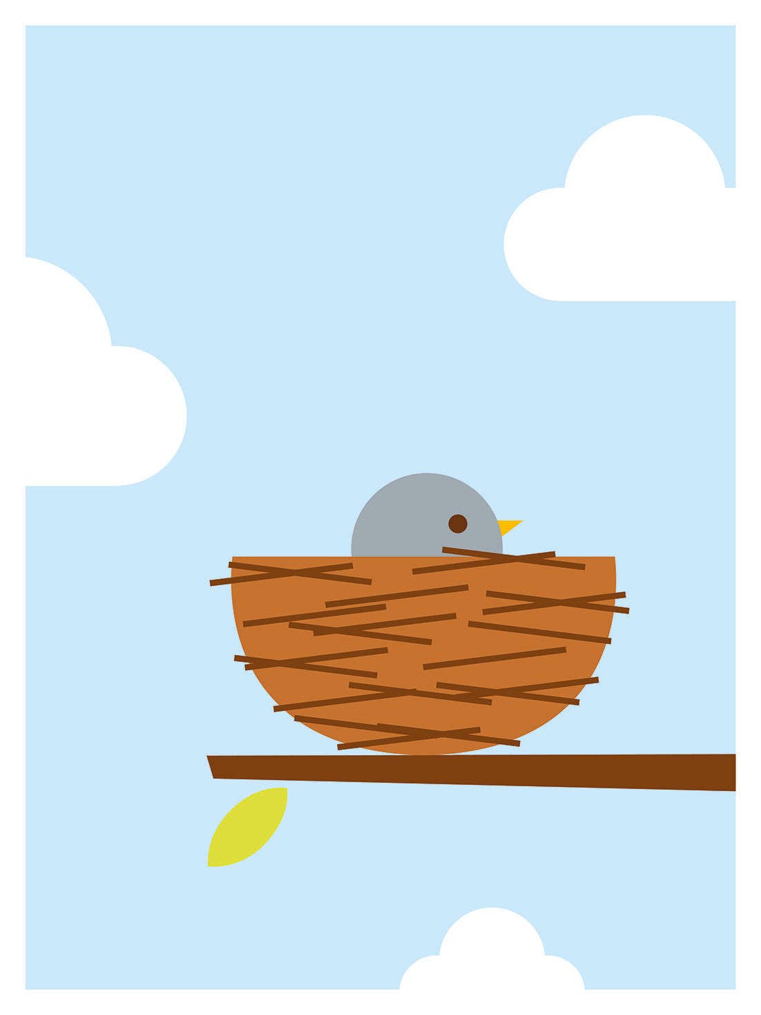 BLUE SHAKER – wholesale Art print – Dicky Bird - Nest0