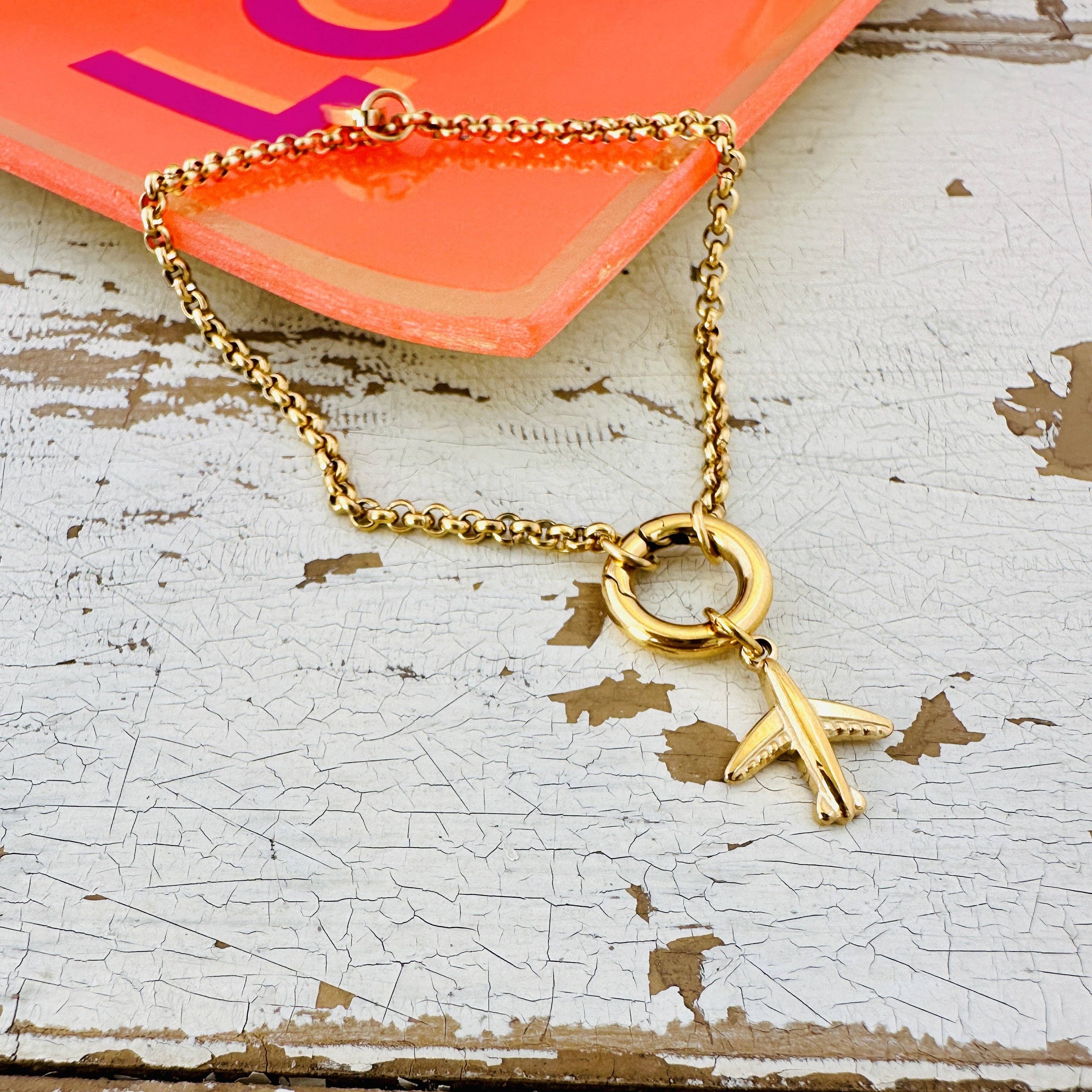 Mein Mantra - Vendita all'ingrosso Braccialetto con ciondolo/pendente - Braccialetto con aereo1