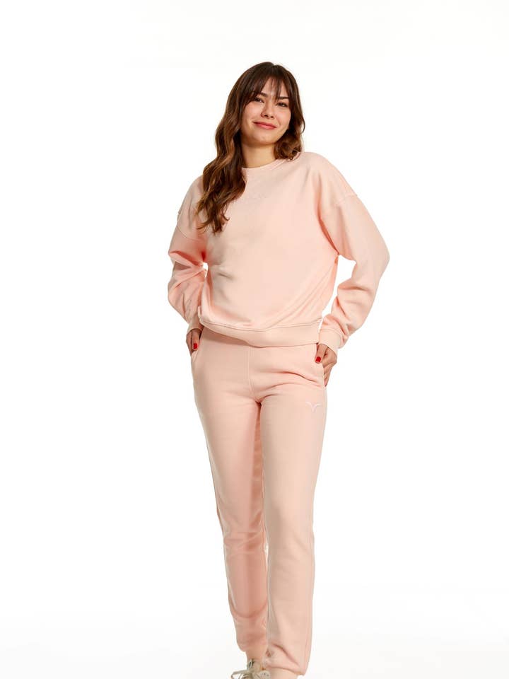 Över Molnen Ljusrosa Sweatpants för wholesale av Birdiejay