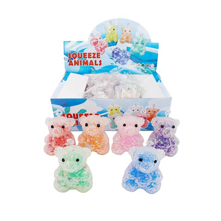 Cap Zone – wholesale Squishy toy – Kids & Baby – Teddy Bear Water Beads Filled Soft Silicone Squishy Toy
