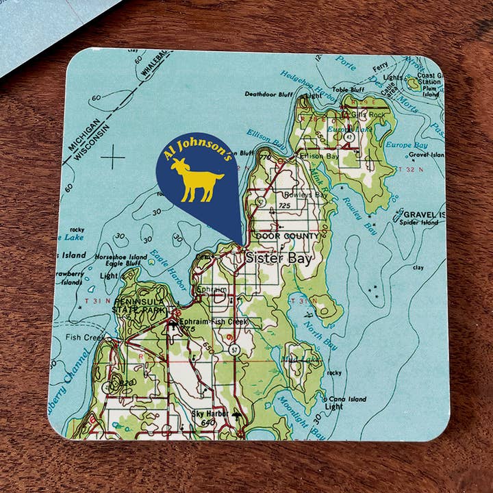 Dessous de verre en liège pour la vente par Maritime Tribes LLC