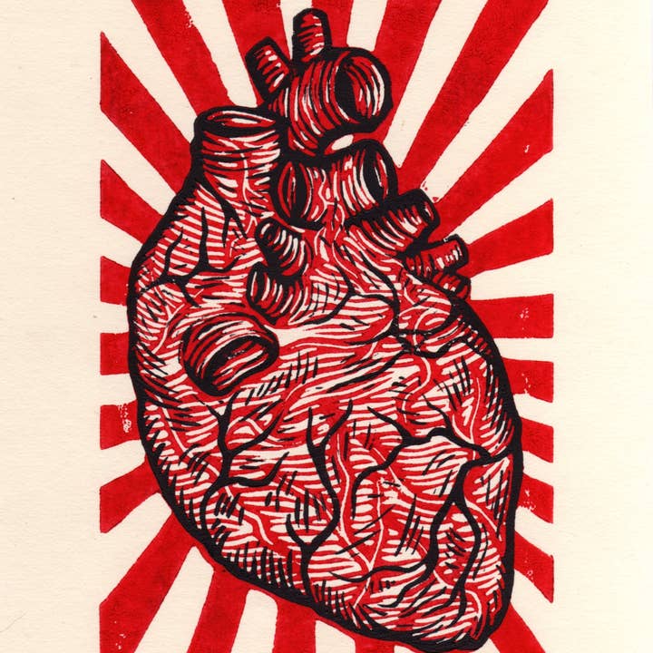 Anatomical Heart Art
Print for wholesale by Horse & Hare