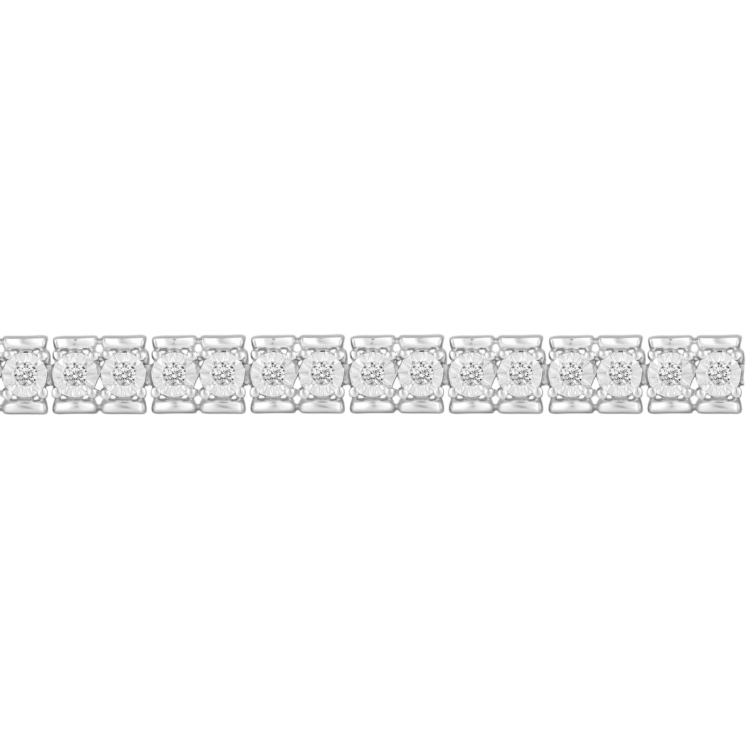 Fifth and Fine - Wholesale Tennis Bracelet - 3/4 Cttw Natural Diamond Tennis Bracelet Set in 925 Sterling1