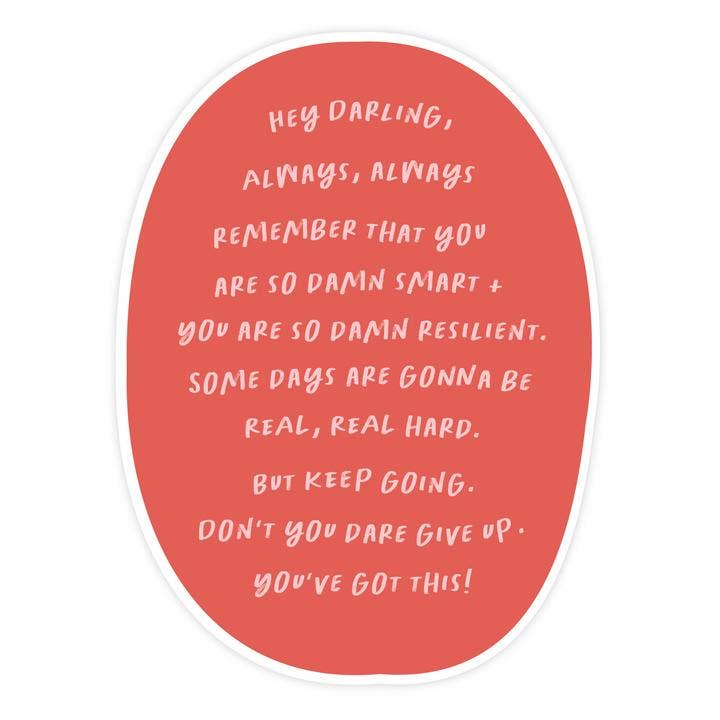 Hé Chérie AUTOCOLLANT pour la vente par Pretty by Her