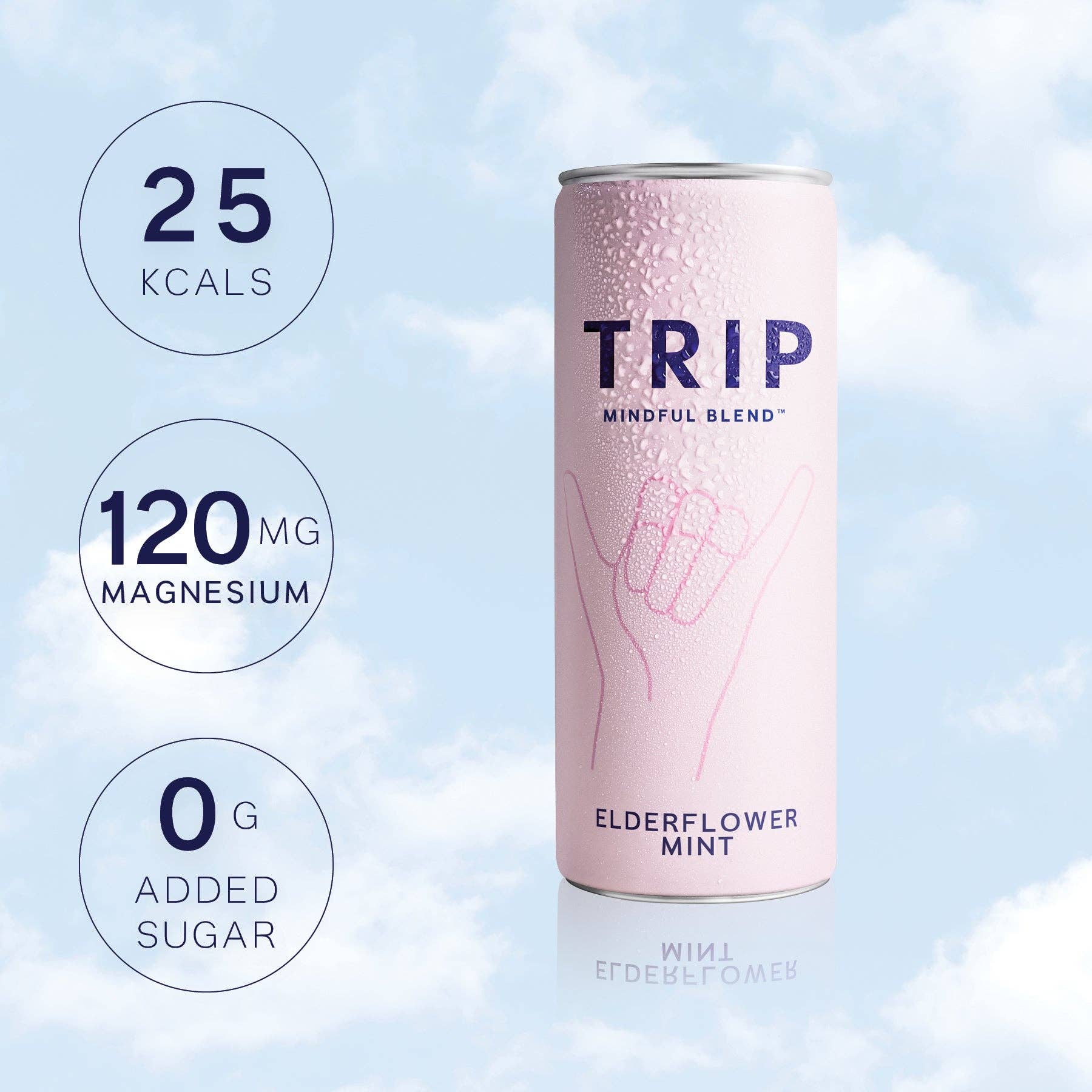 TRIP - Wholesale Non-Alcoholic Aperitif/Mocktail - Elderflower Mint Mindful Blend1