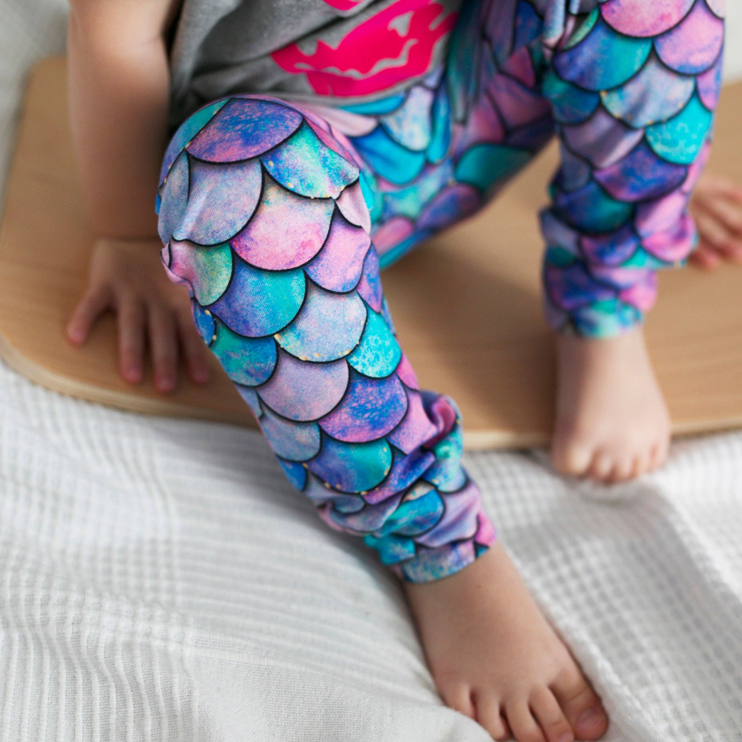 Fred & Noah - Vente Legging tendance – enfant - Legging en forme de sirène pour enfant et bébé de 0 à 9 ans6