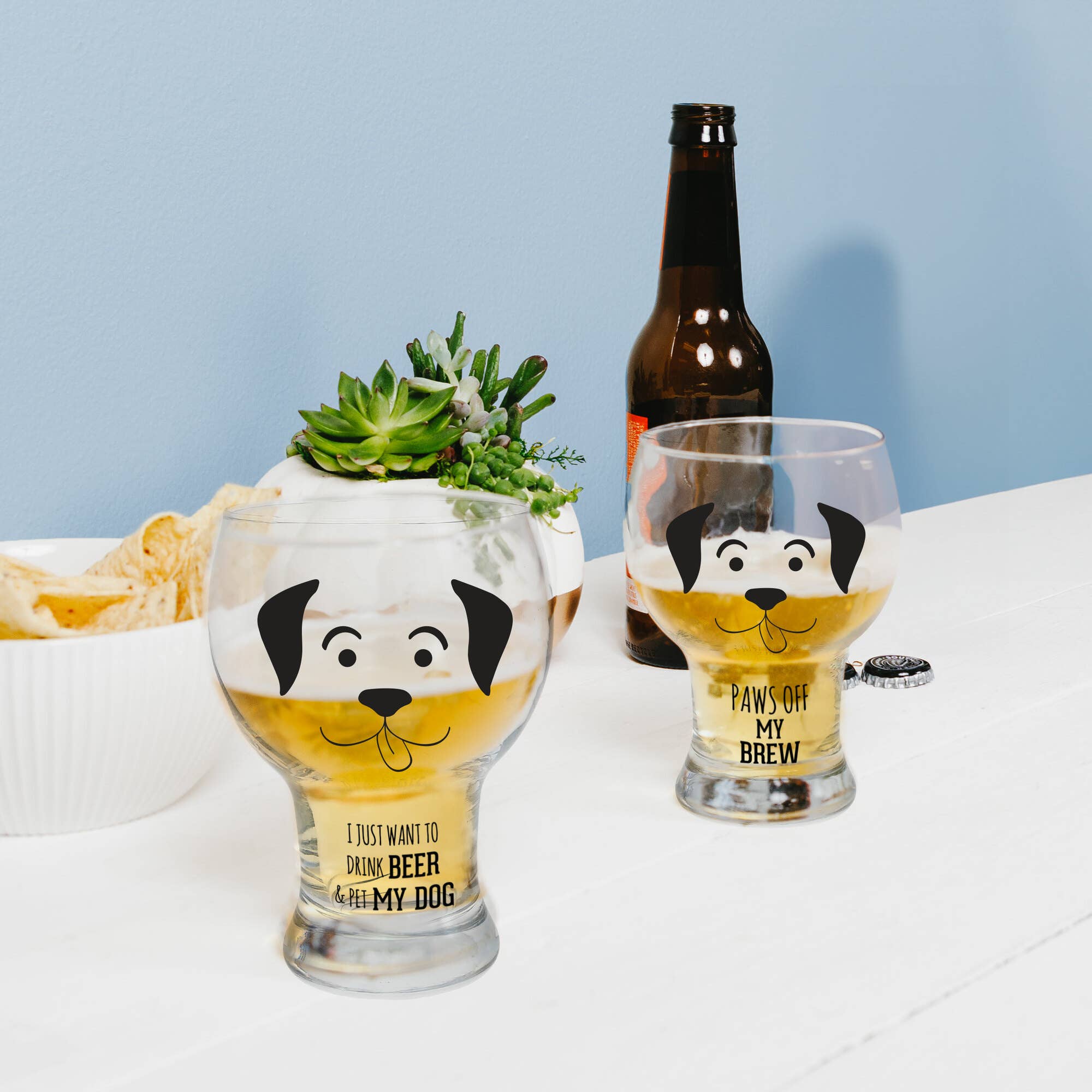 Pavilion - Wholesale Beer Glass/Mug - My Dog - 15 oz Pilsner Glass1