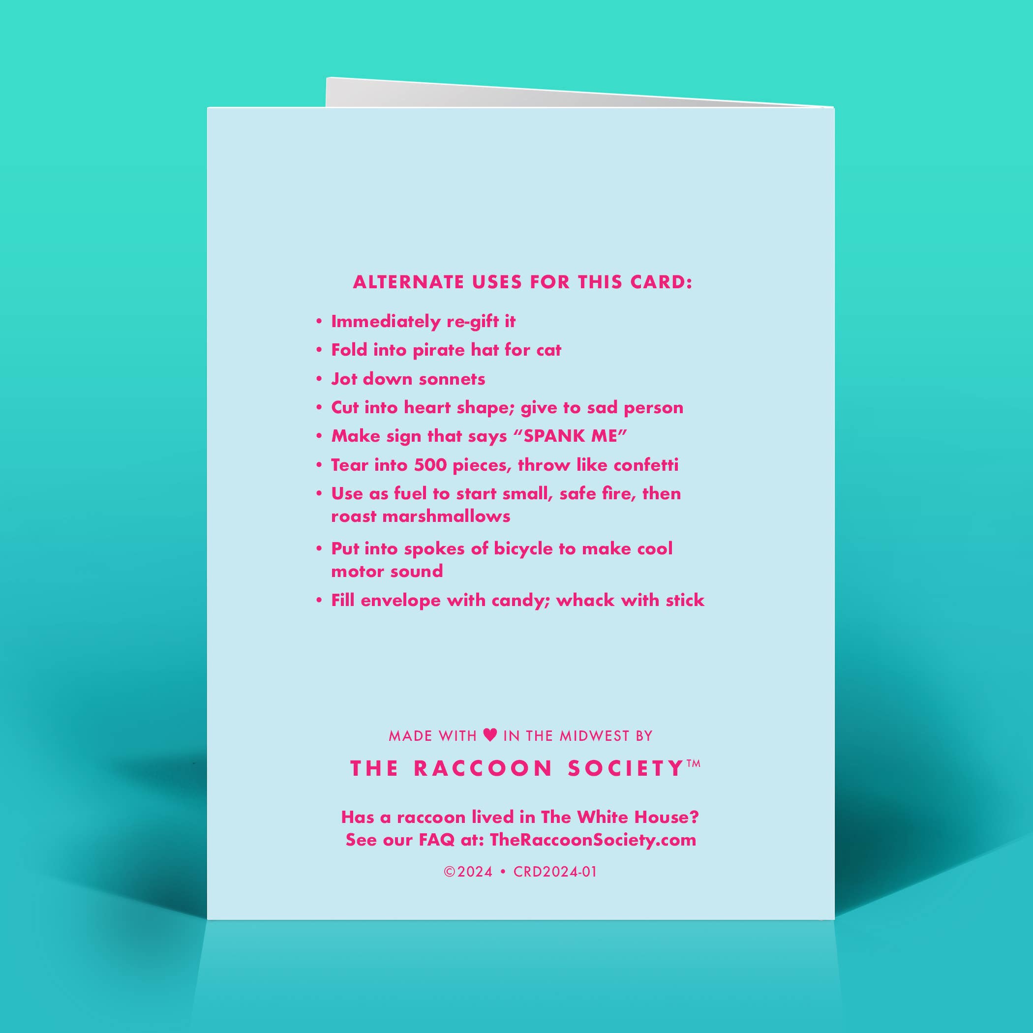 The Raccoon Society – wholesale Vardagliga hälsningskort – Både dåligt vardagskort1