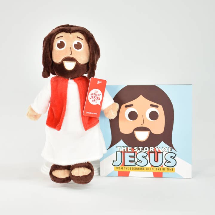 Jesusdoll.com - Wholesale Stuffed/Plush Toy - Kids & Baby - Jesus Doll & Book Bundle - Plush Doll + Story of Jesus Book