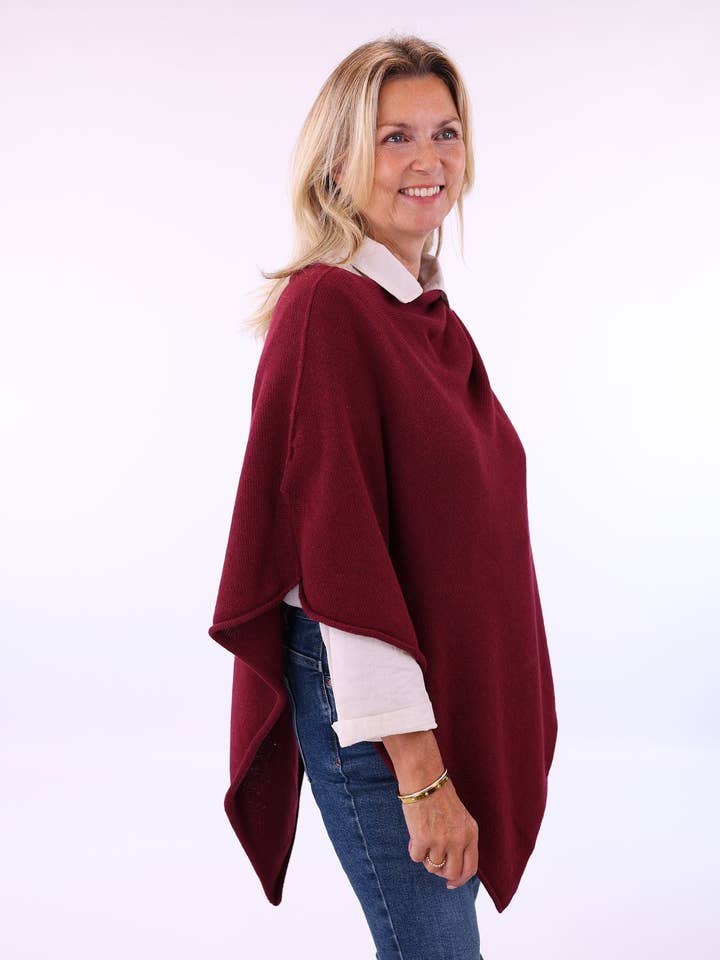 Cadenza Italy Ltd - Wholesale Poncho - Women's - Cashmere Blend Poncho9