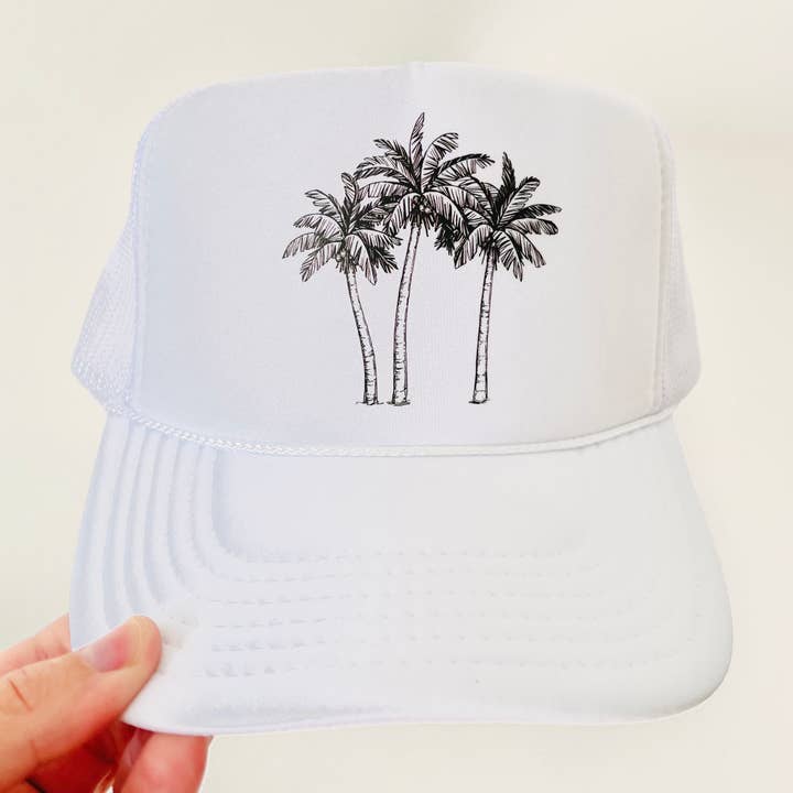 Rad Hat Society - Wholesale Trucker Hat - Unisex - Palm Trees