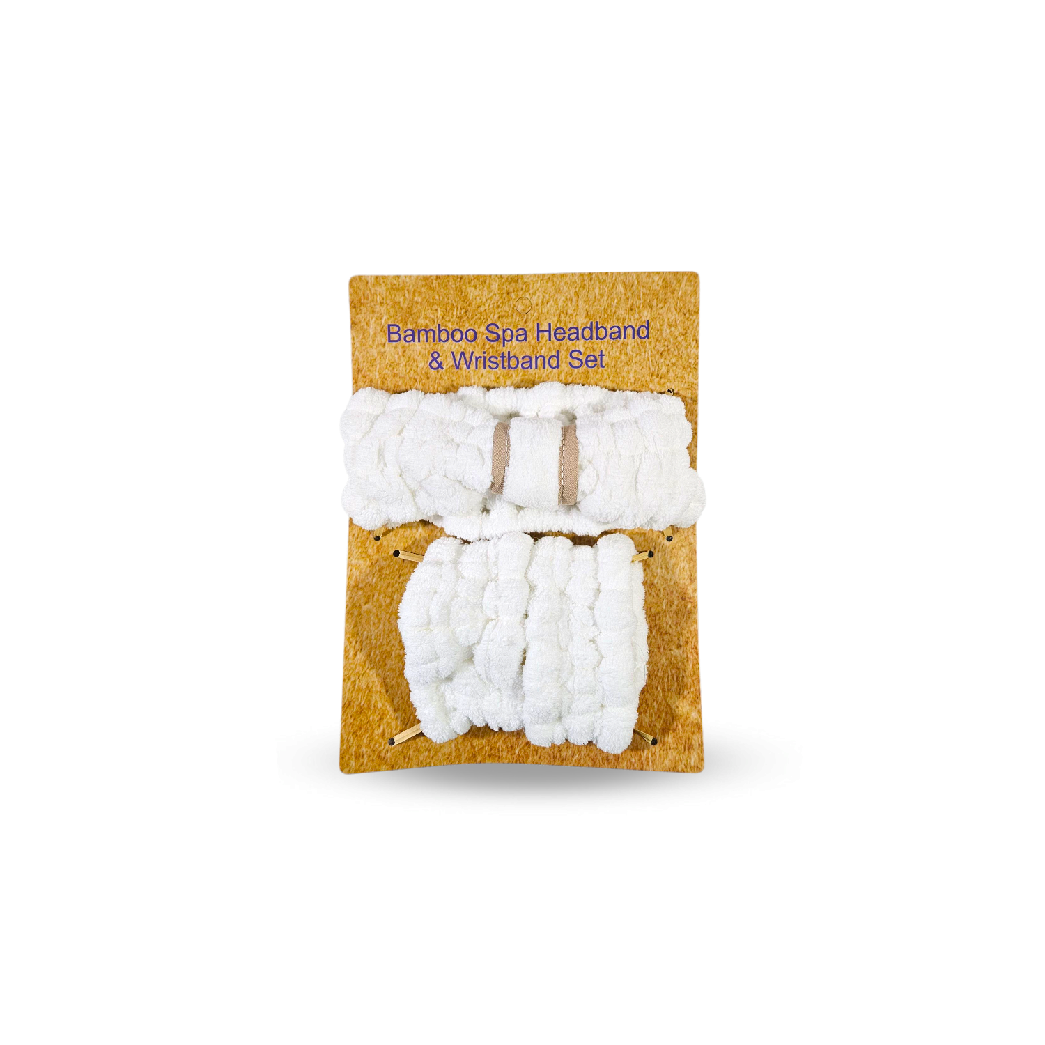 Sponges Direct - Wholesale Spa Headband - Bamboo Spa Headband & Wristband Set4