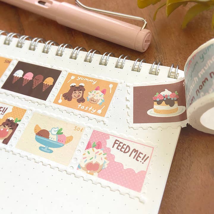 laughingbear - Wholesale Washi Tape - Feed Me! Stamp Washi Tape3