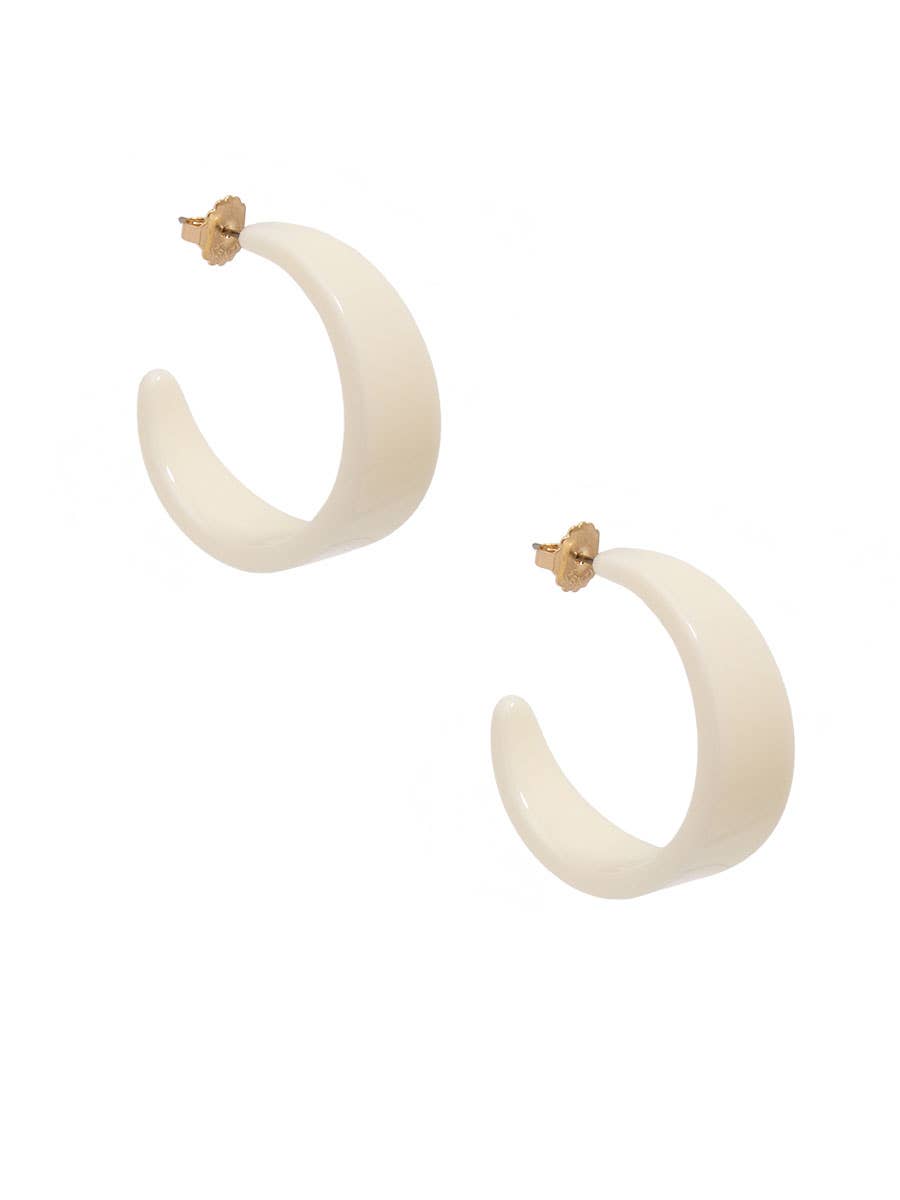 ZENZII Jewelry - Wholesale Hoop Earrings - Chunky Resin Hoop Earring3
