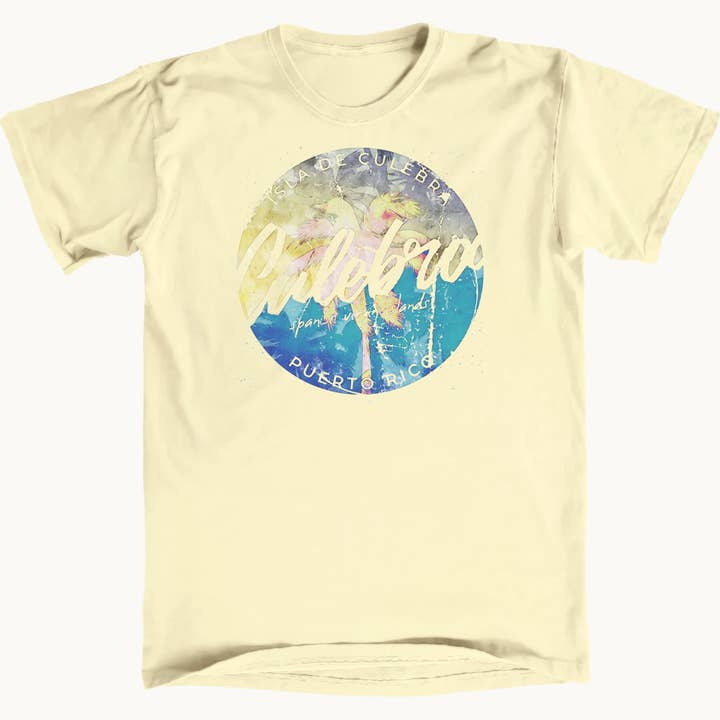 Culebra Vintage Premium Tee for wholesale by Salt Water Colours