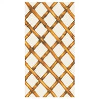 Bamboo Lattice Guest Napkin for wholesale by Hester & Cook - Stationery