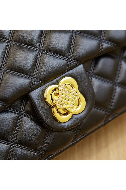 ACCITY - Wholesale Shoulder Bag - Women's - DANDY QUILTING CHIAN STRAPS SHOULDER BAG PURSE_CWAB00053