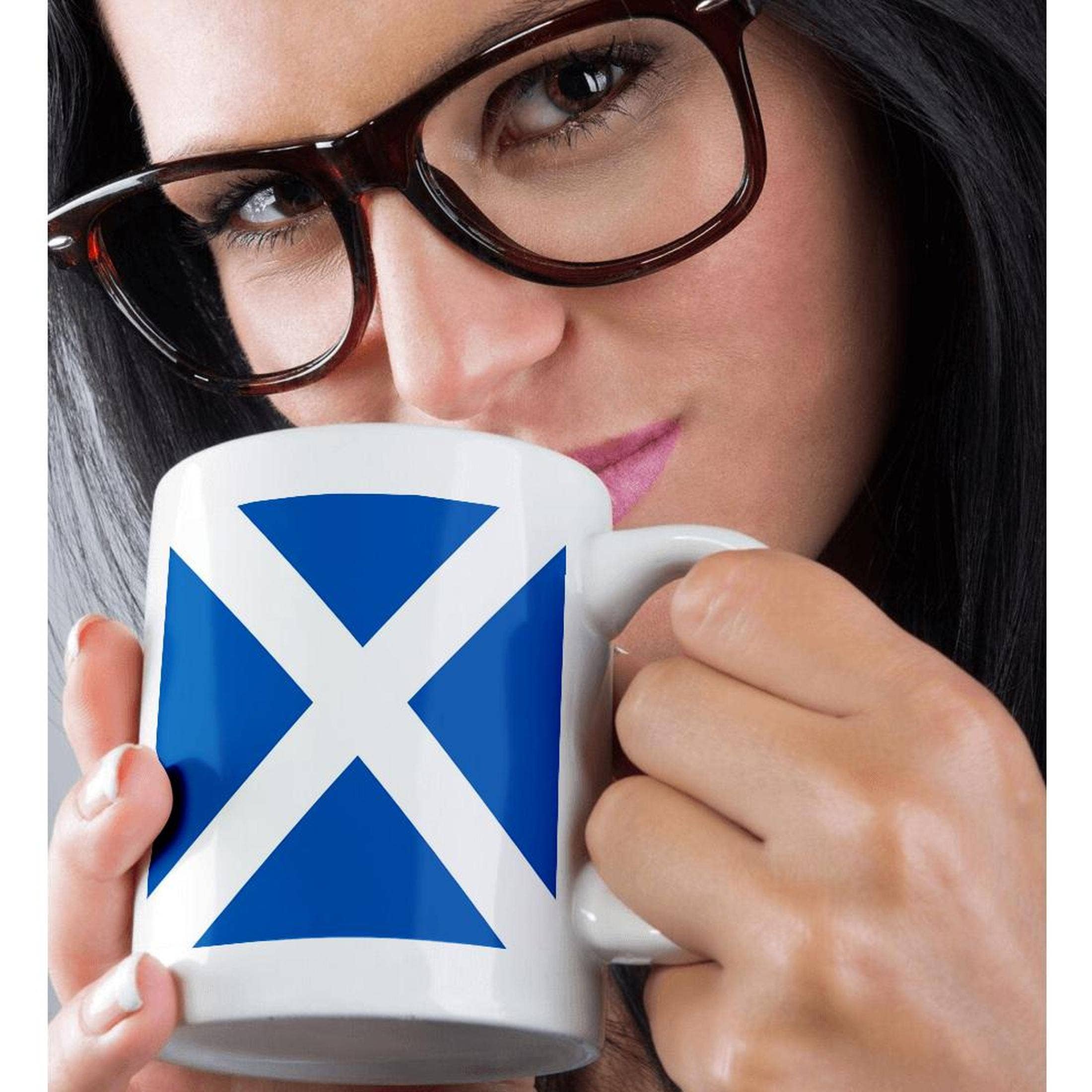 3dRose – Großhandel Kaffeebecher – 3dRose, Flagge von Schottland - Schottisches Blau mit weißem Andreaskreuz - Schotten UK Vereinigtes Königreich, Tasse8