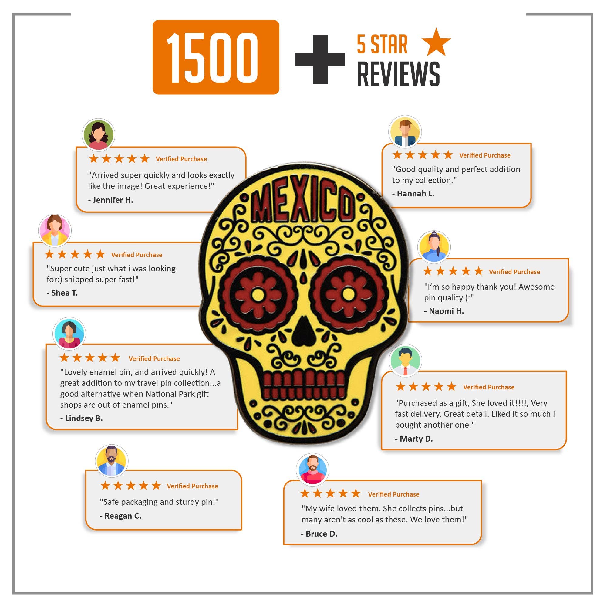 Vagabond Heart – Großhandel Anstecker/Button – Chicago Anstecker aus Emaille4