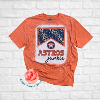 Astros Faux Bleached T-Shirt